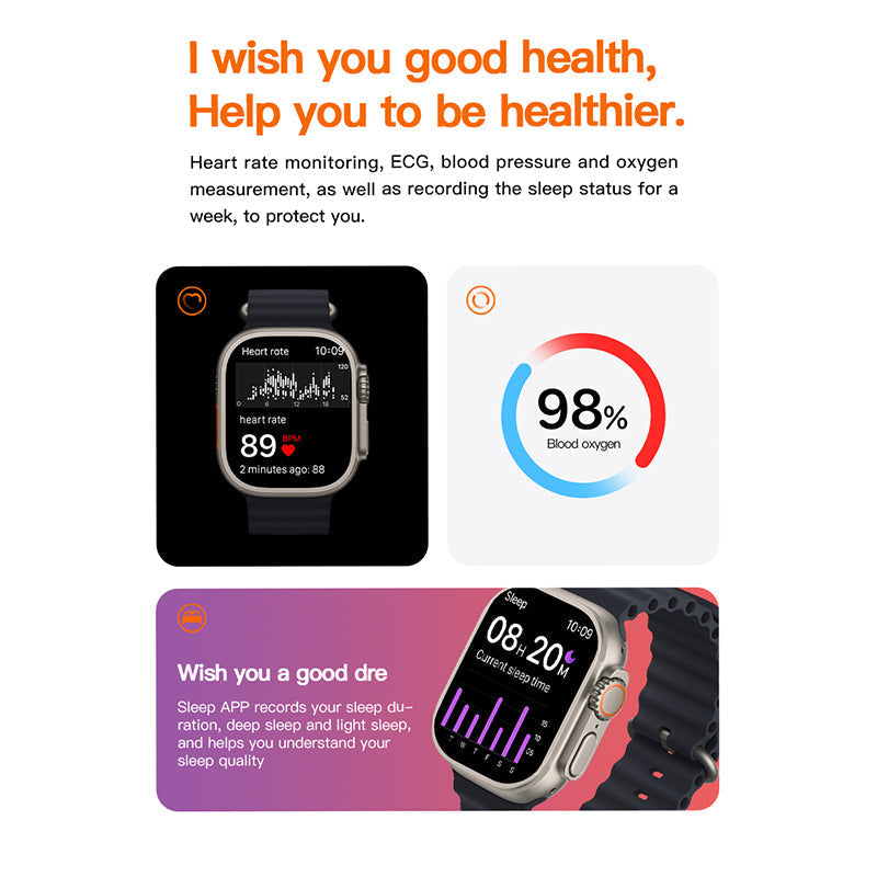 T800 Smartwatch 1.99 inch Adeeba's Collection