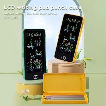 2-in-1 LCD Writing Tablet Pencil Case Trendy Zone