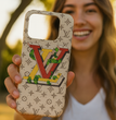 LV Leather iPhone Case Trendy Zone