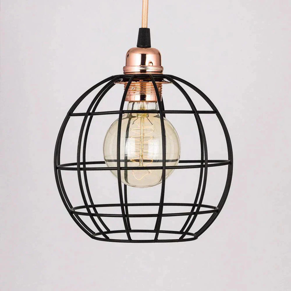 Black Iron Edison Lamp Shade My Store