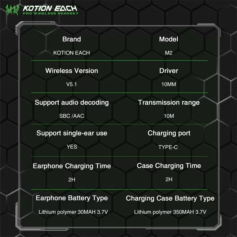 Hot Selling W58 Gaming Earphone BT 5.3