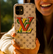 LV Leather iPhone Case Trendy Zone